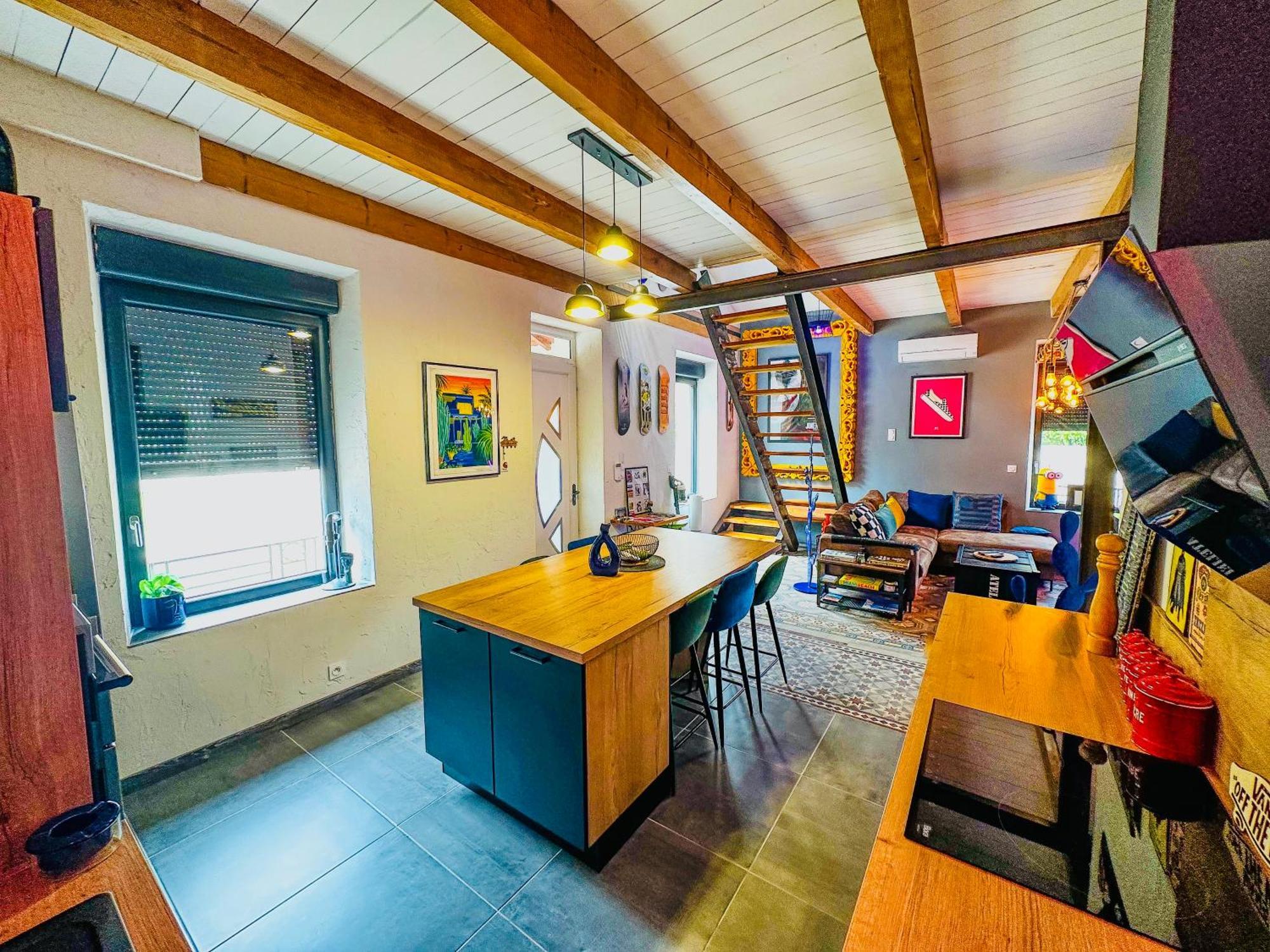 Vila Loft Modern Avec Jardin Piscine Et Pool House Lavalette Exteriér fotografie