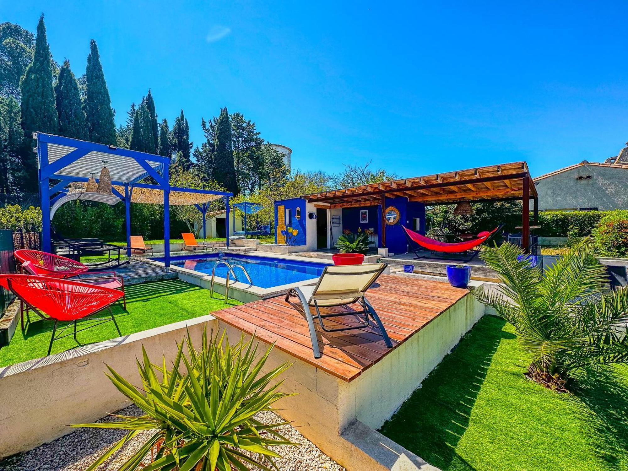 Vila Loft Modern Avec Jardin Piscine Et Pool House Lavalette Exteriér fotografie