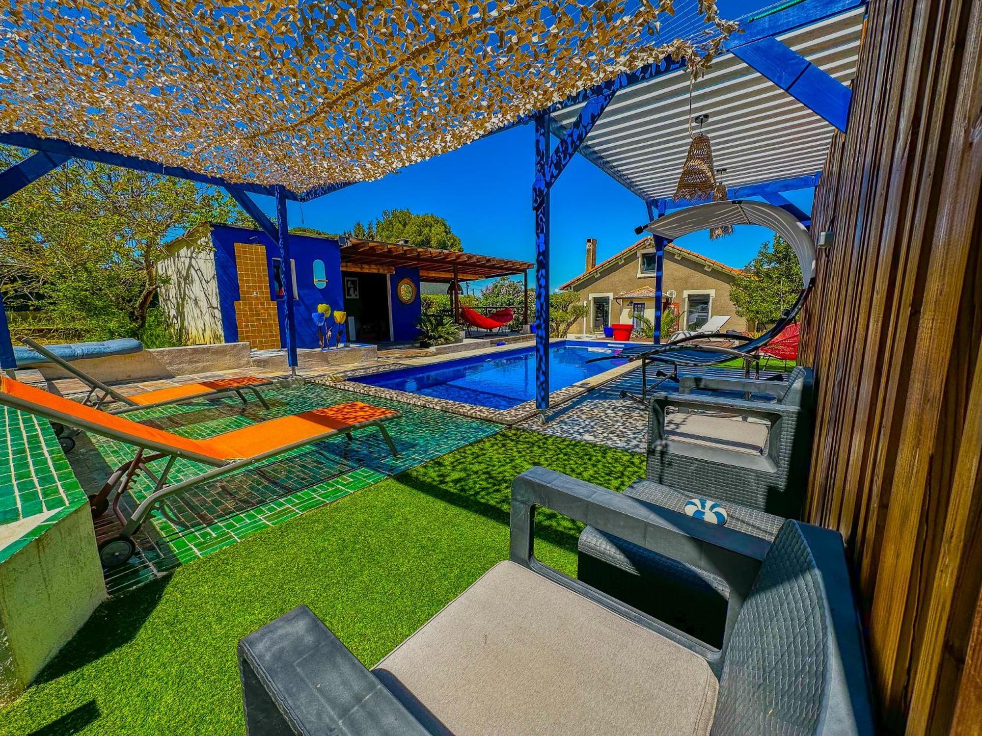 Vila Loft Modern Avec Jardin Piscine Et Pool House Lavalette Exteriér fotografie