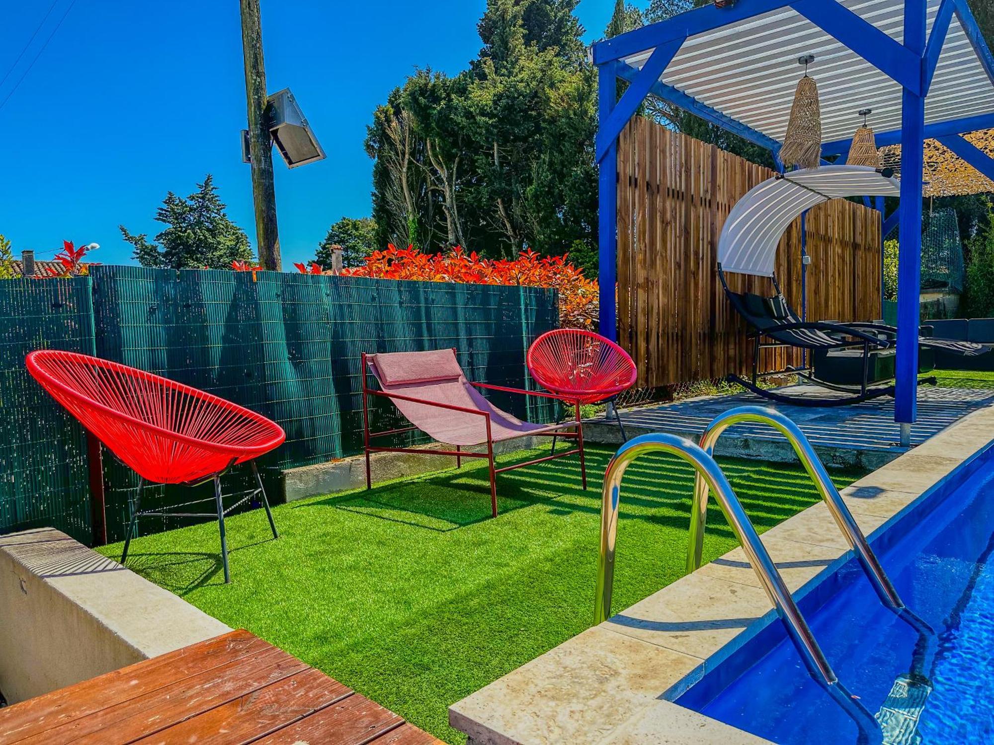 Vila Loft Modern Avec Jardin Piscine Et Pool House Lavalette Exteriér fotografie