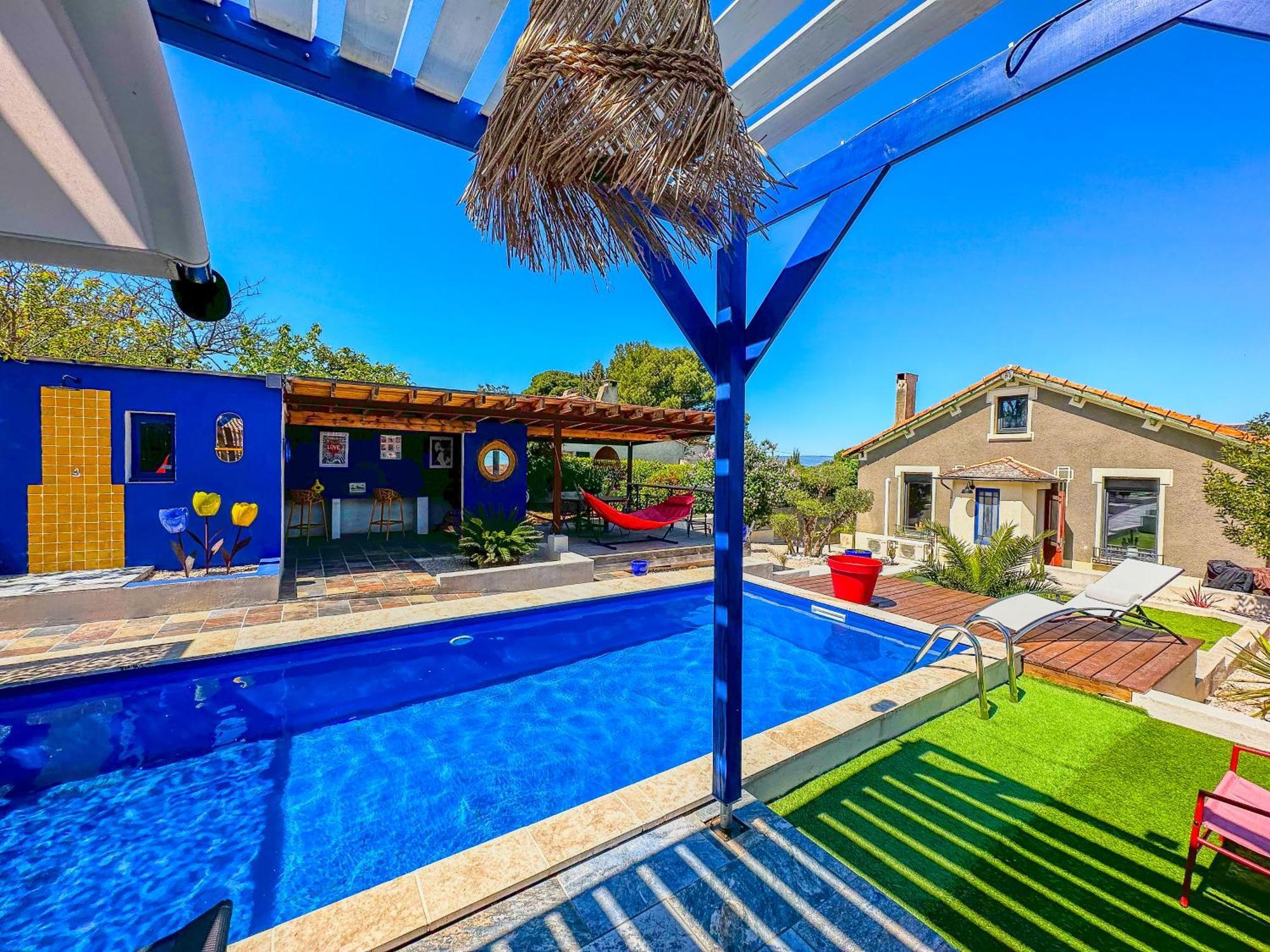 Vila Loft Modern Avec Jardin Piscine Et Pool House Lavalette Exteriér fotografie